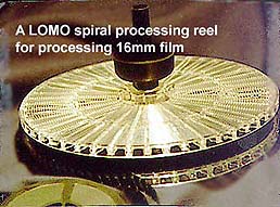 Spiral Reel - can handle several film formats 