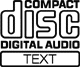 cd text logo