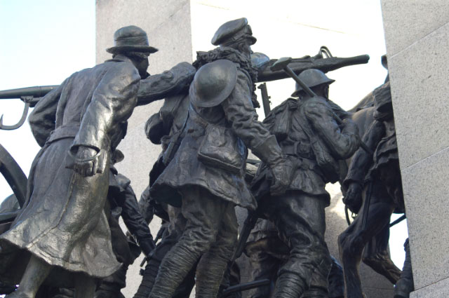 Nation War Memorial detail.