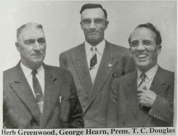 Herb Greenwood, George Hearn, Tommy Douglas