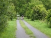 Cyclist on the pathway