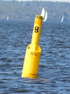 B Mark racing buoy