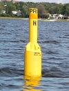 H Mark racing buoy
