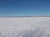 The frozen Ottawa River