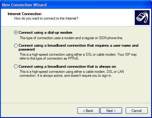 Internet Connection