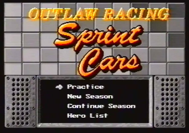 [Outlaw Racing Sprint Cars final title screen]