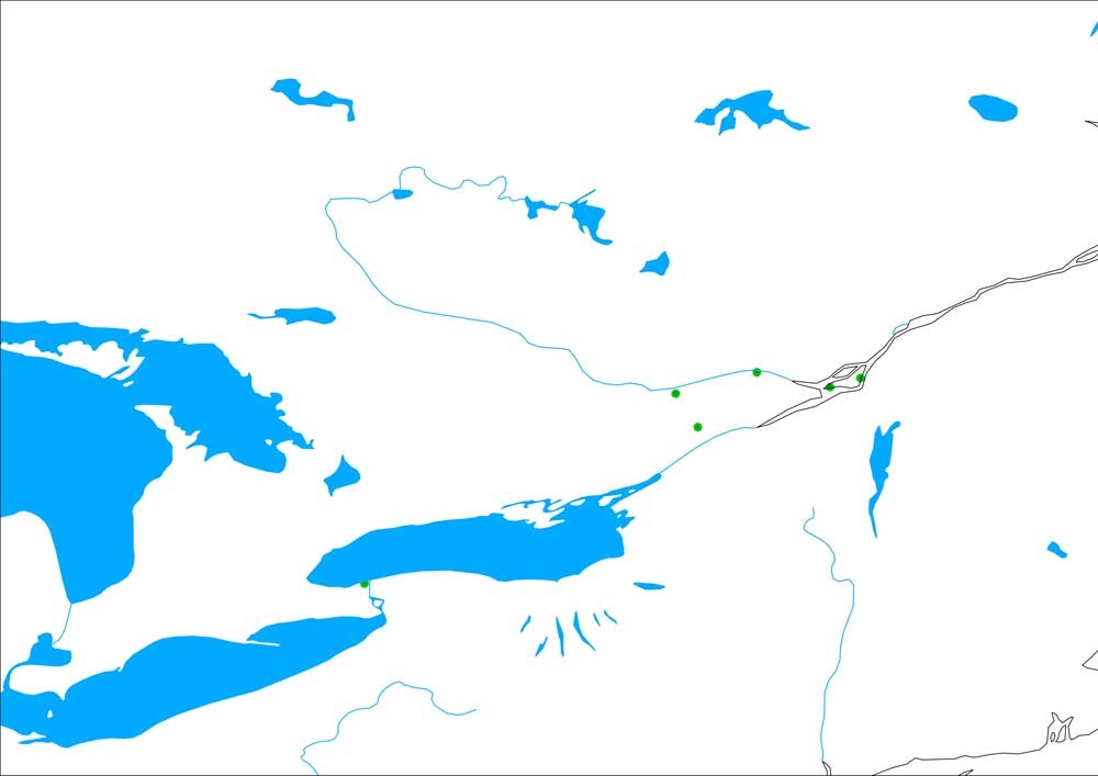 Carya illinoensis range