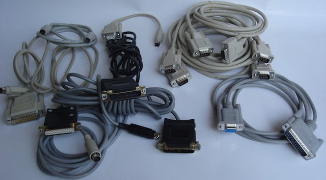 Apple and PC Serial DB9 DB25 Cables
