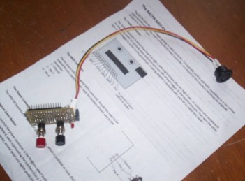 The Basyn MIDI kit on the instruction sheet