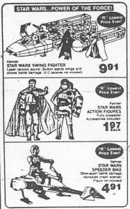 POTF Figures in Toys 'R' Us Canada Advertisement