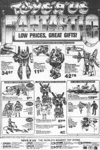 Toys 'R' Us Canada Advertisement with POTF Figures