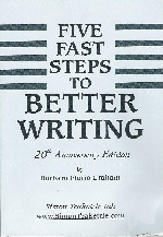 image - Featured  Book -  Five Fast Steps to Better Writing (20th Anniversary Edition) 