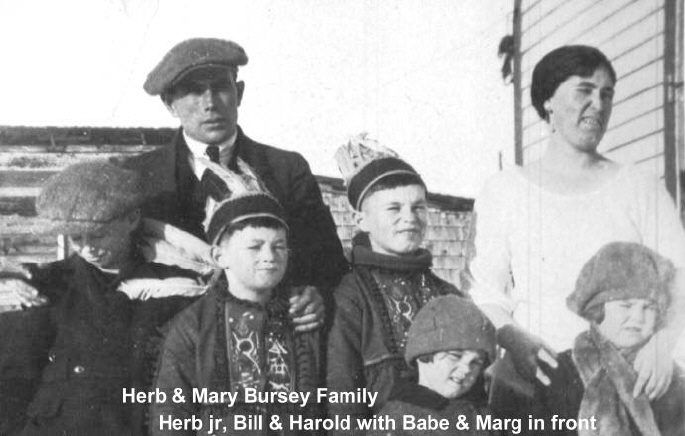 Herb & Mary Bursey with family