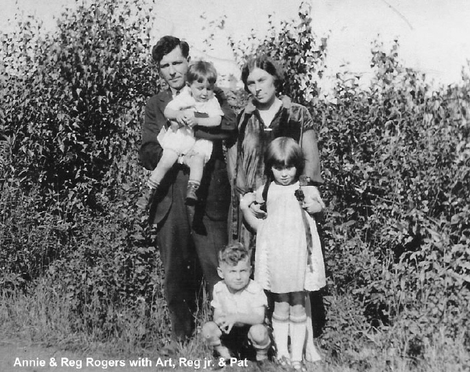 Annie & Reg Rogers & family