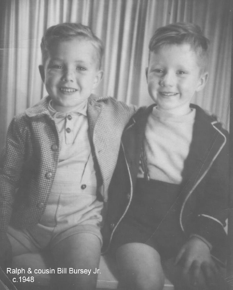 Ralph & cousin Bill Bursey jr. c.1948