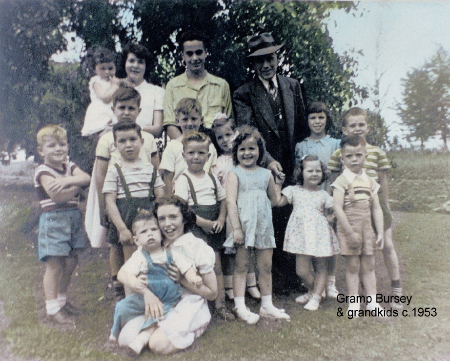 Gramp Bursey & Grandkids c.1953