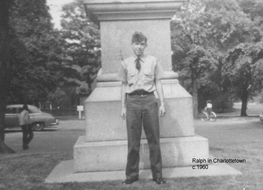 Ralph at Cadet Camp - Ch'town PEI c.1960