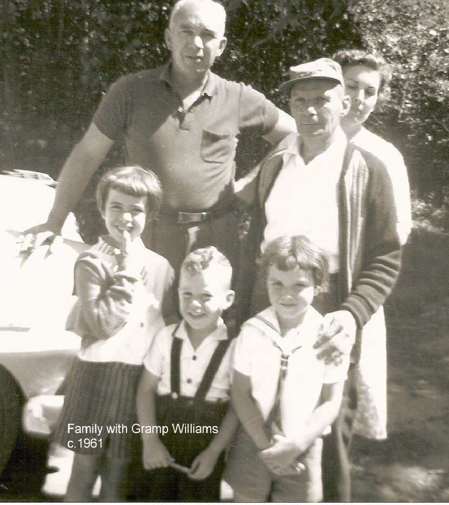 Family with Gramp Williams c.1961