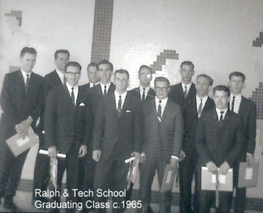 Ralph & Tech School Grad Class c.1965