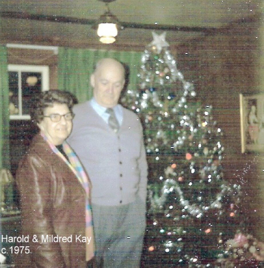 Mildred Kay(Dad's Cousin) & Harold c.1975