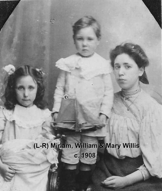 Miriam, Bill, & Mary Willis c.1908