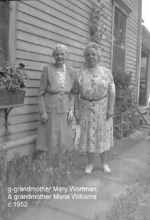 Mary Wortman & daughter Mona c.1952