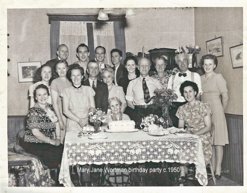 Mary Wortman - 96th birthday c.1950