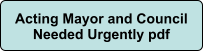 Acting Mayor and Council Needed Urgently pdf