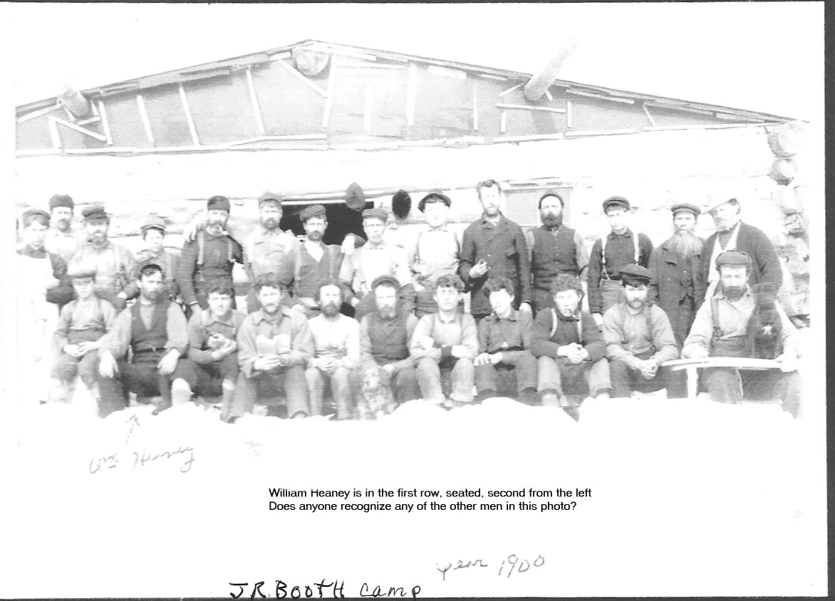J.R. Booth Lumber Camp, 1900
