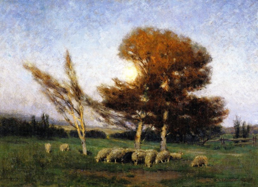 Early Morning in September, painting by William Brymner, Canadian Artist