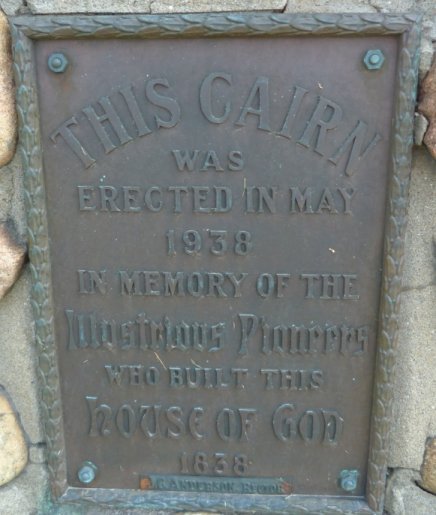 Cairn at Christ Church, Huntley Township, Ontario, Canada