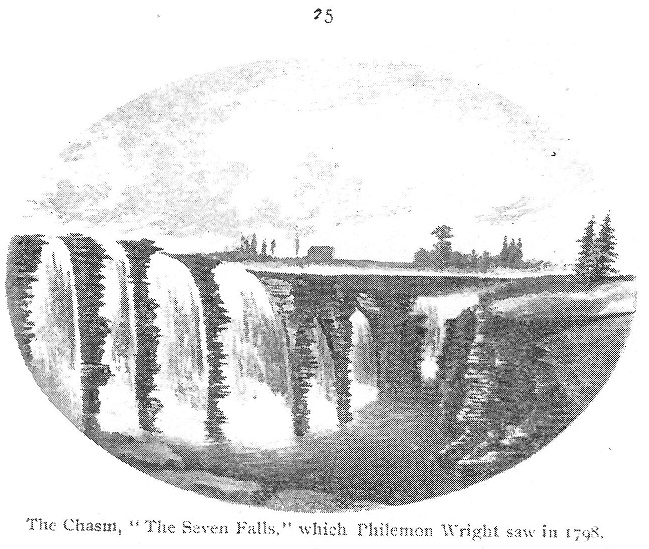 The Chasm as seen by Philomen Wright in 1798