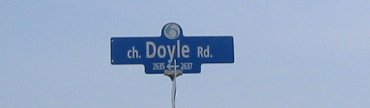 Doyle Road Sign