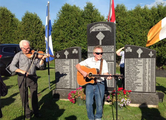 Howard Hayes on Fiddle at Martindale, Quebec
