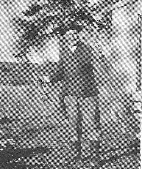 William Kazaar, trapper at Black Donald, Ontario, Canada