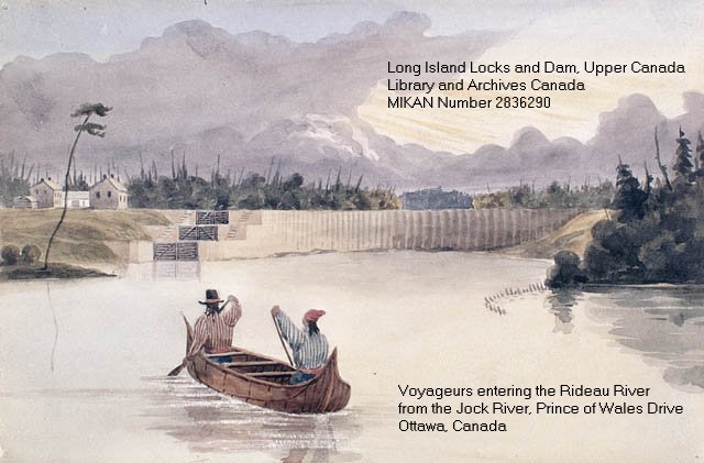 Long Island Painting, Rideau Canal System, Ottawa, Canada