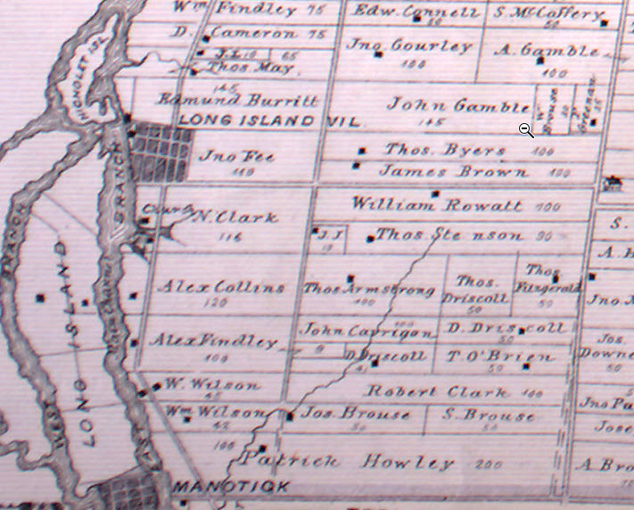 Long Island Locks and Village in 1879