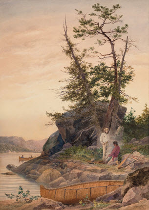 Upper Ottawa River Painting By Lucius O'Brien