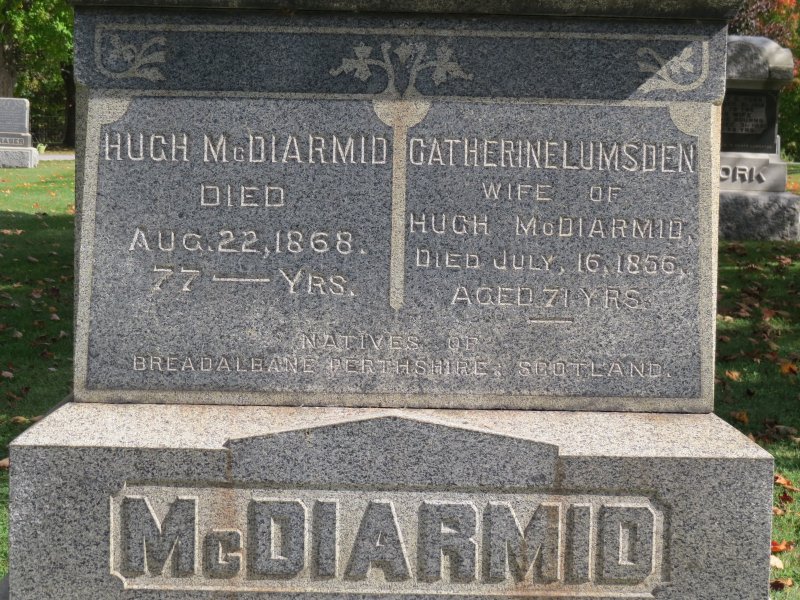 Hugh McDiarmid Tombstone
