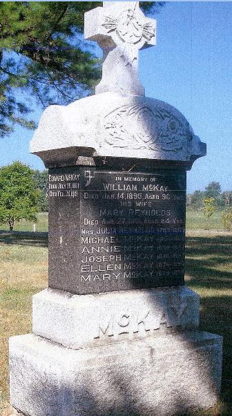 William McKay Grave Marker, Osgoode Township, Ontario, Canada