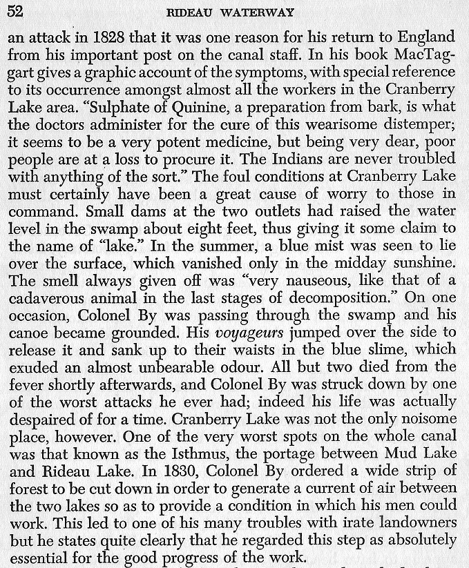 Malaria at Cranberry Lake - Text2 by Legget