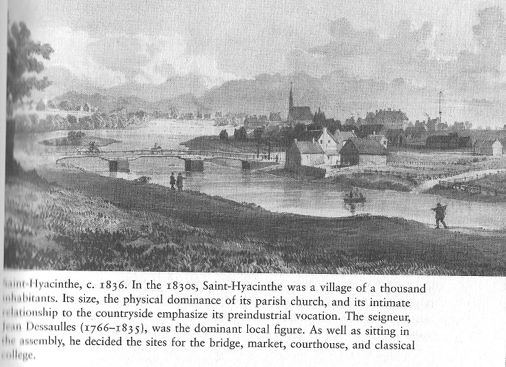 Saint-hyacinth Village, c. 1836
