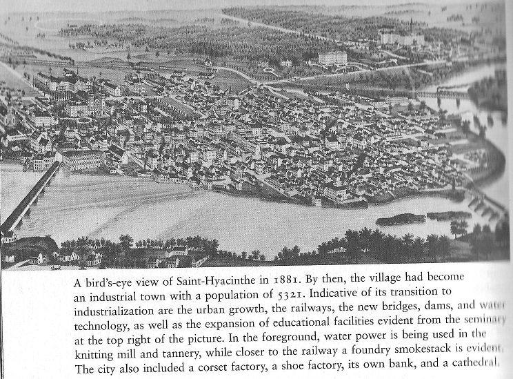 Sainte-hyacinth Village, 1881