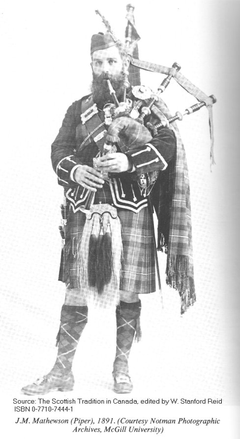 Highland Scottish Bagpipes / Piper