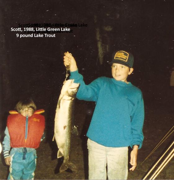 Scott catches 9 pound Lake Trout in Renfrew County