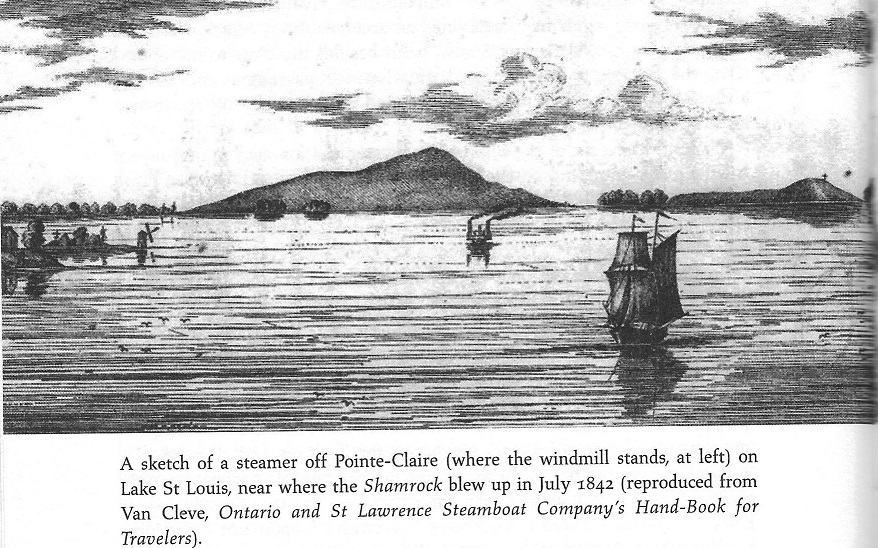 Picture of the steamer <i>Shamrock</i> in 1842