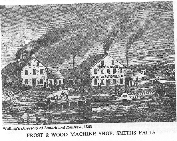 Frost and Wood foundry in Smiths Falls, Ontario