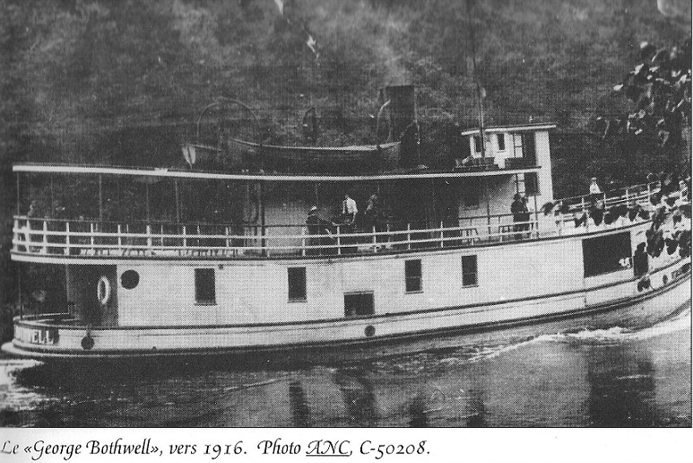 Steam Boat George Bothwell on the Lievre River