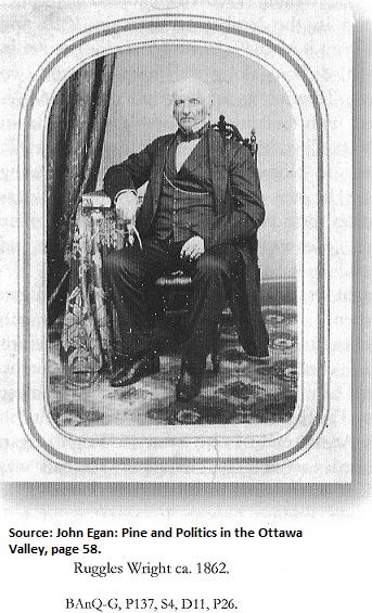 Photo of Ruggles Wright, 1862