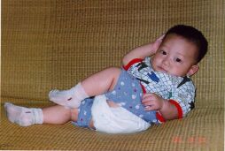 Chengcheng in Shanghai, 6 months